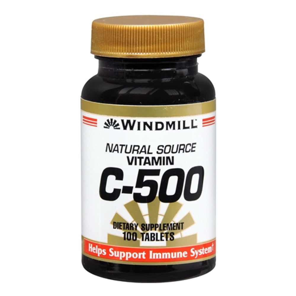 Windmill Natural Source Vitamin C-500 Tablets - 100 Ea
